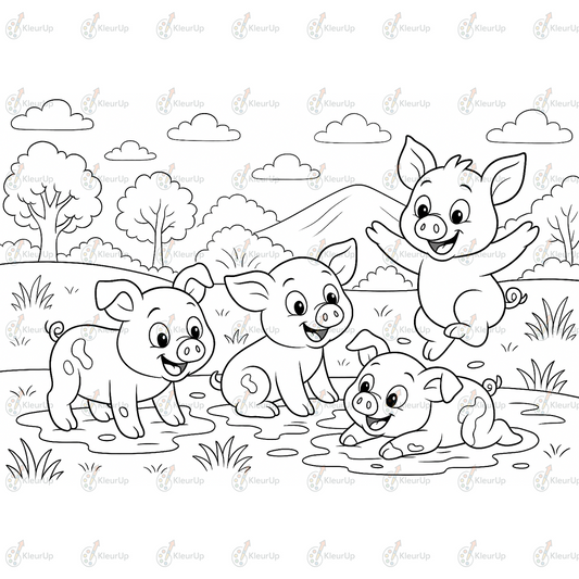 Dieren Kleurplaten (10 stuks)