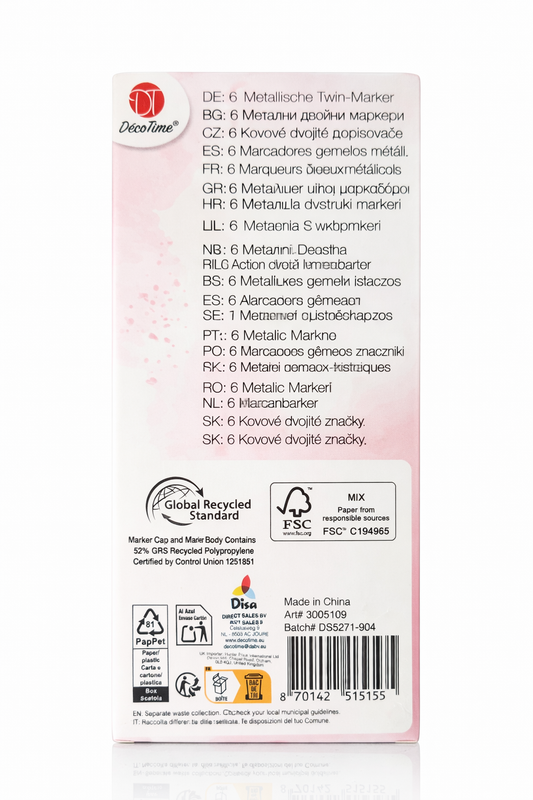 Metallic Twinmarkers - DecoTime