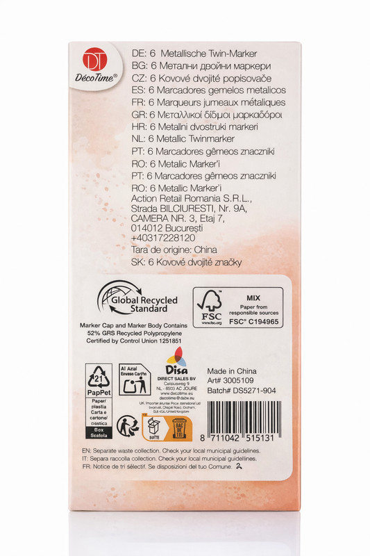 Metallic Twinmarkers - DecoTime