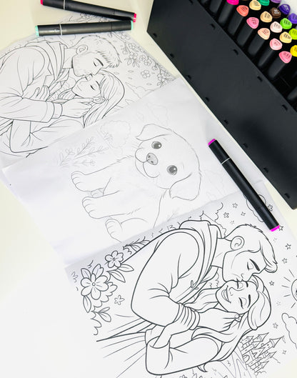 Gepersonaliseerde Kleurplaat