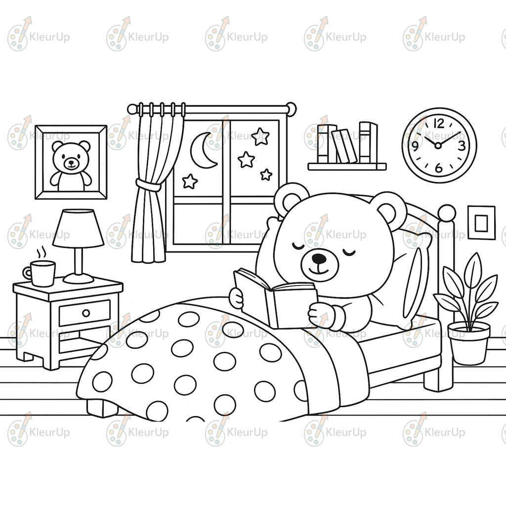 Cozy kleurplaten (10 stuks)