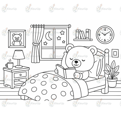 Cozy kleurplaten (10 stuks)