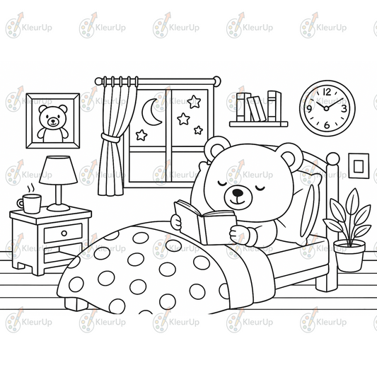 Cozy kleurplaten (10 stuks)