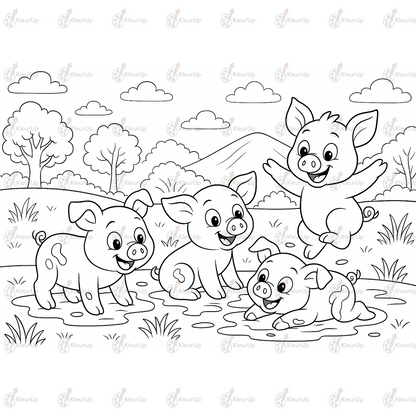 Dieren Kleurplaten (10 stuks)